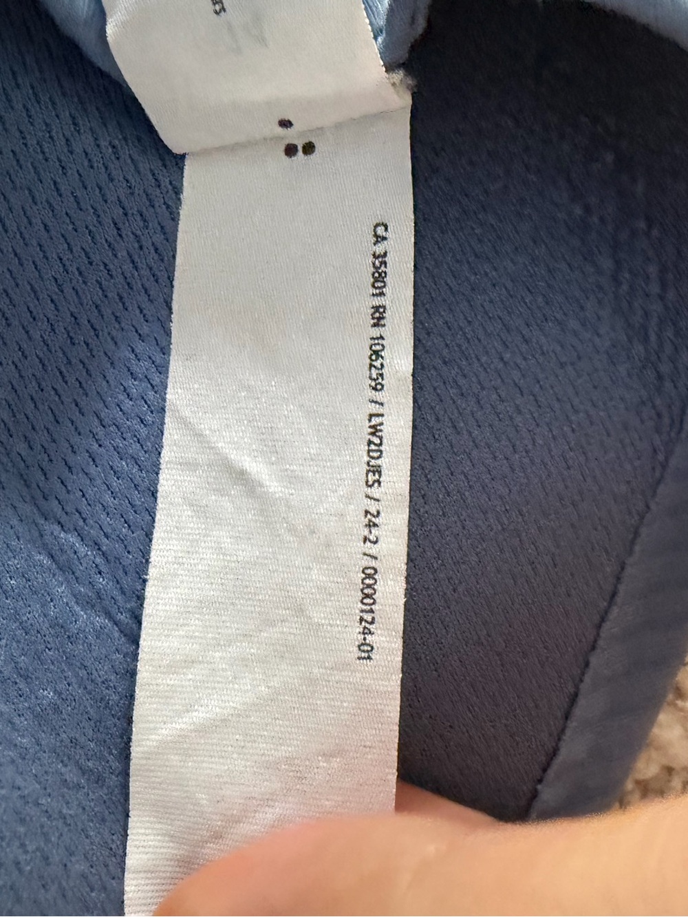 Lululemon Ribbed Longline Sports Bra Blue | Size 14 | NWOT - Picture 4 of 4